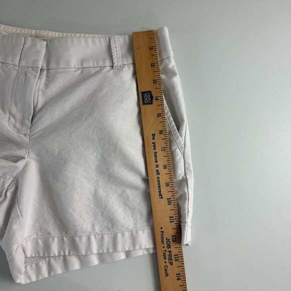 J Crew Women's Chino Shorts Light Gray 100% Cotton Size 4 - Picture 10 of 11